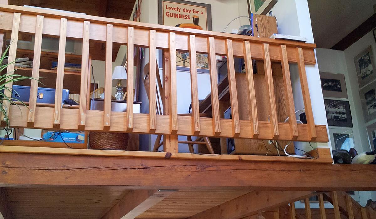 wooden structure compromised by carpenter ants