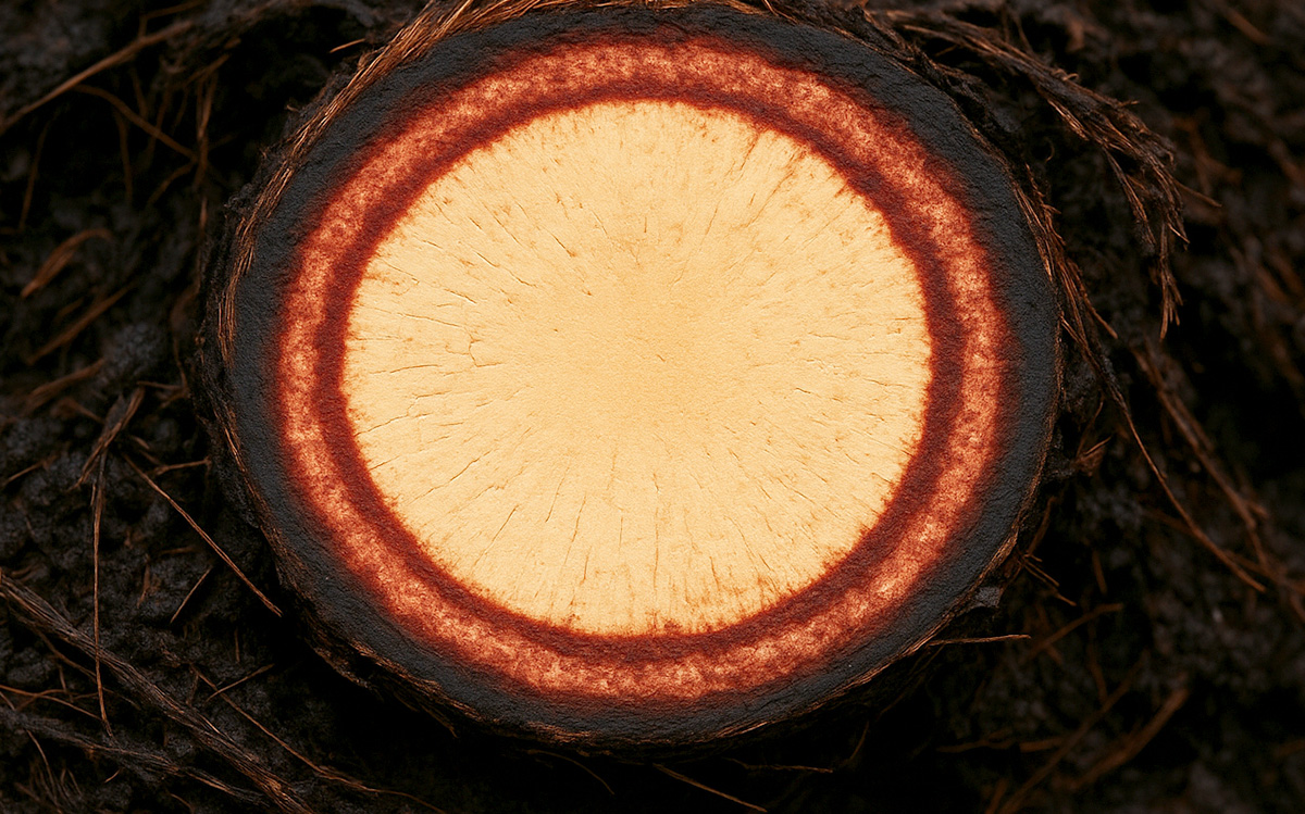 red ring disease caused by red ring nematodes